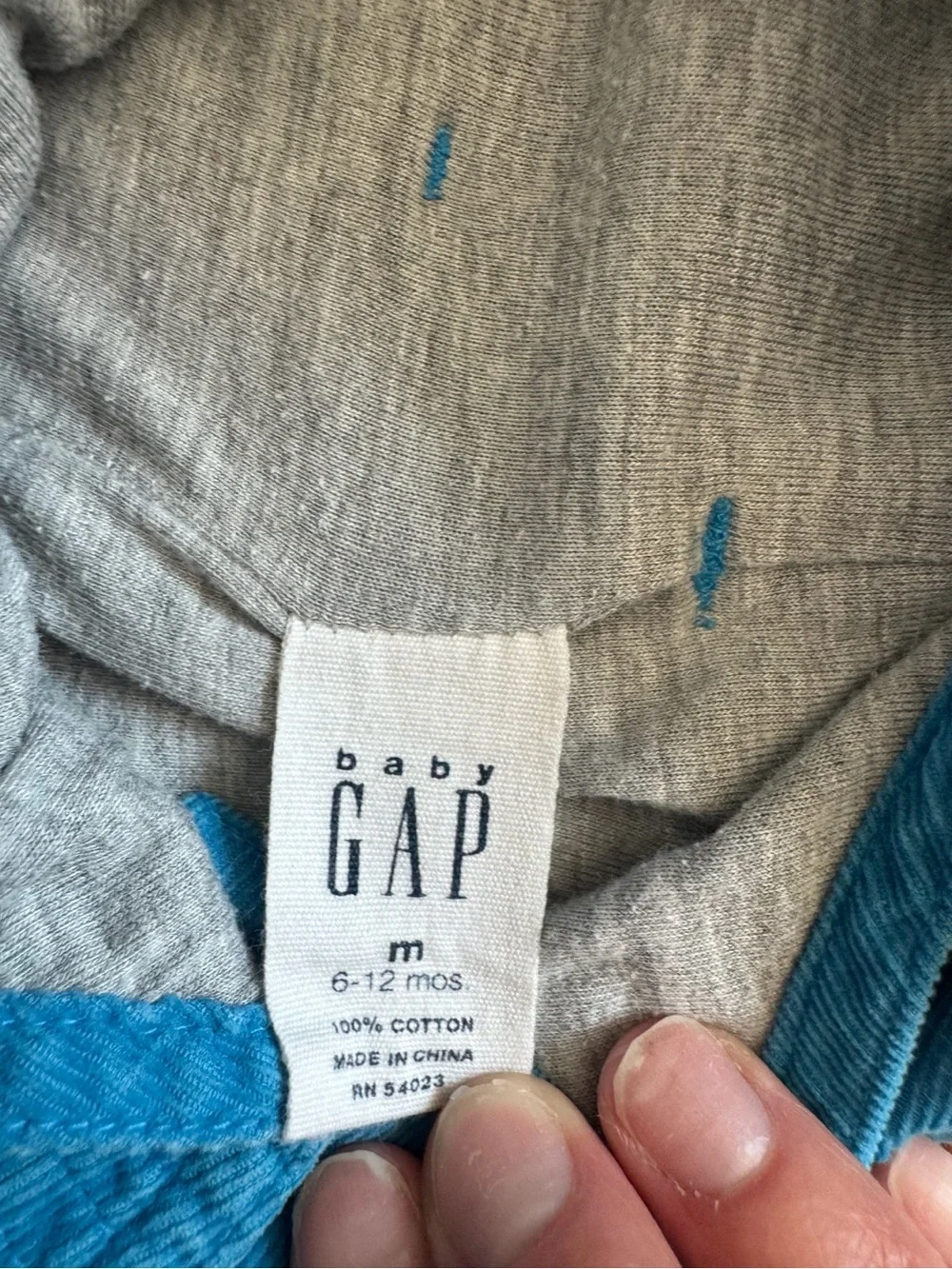 GAP Bright Blue Corduroy Kids Overalls